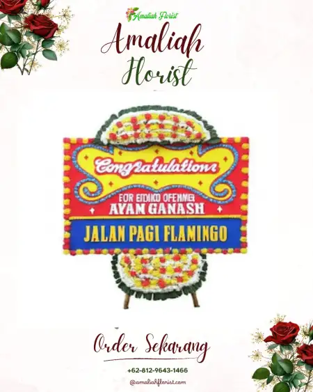 Sewa Papan Bunga Hanakau